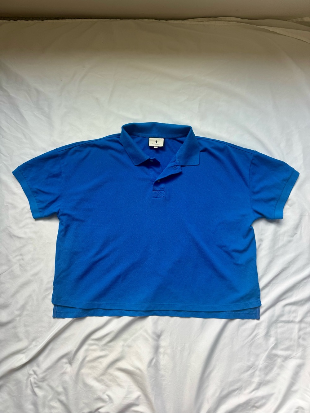 Tuckernuck Royal Blue Cropped Polo